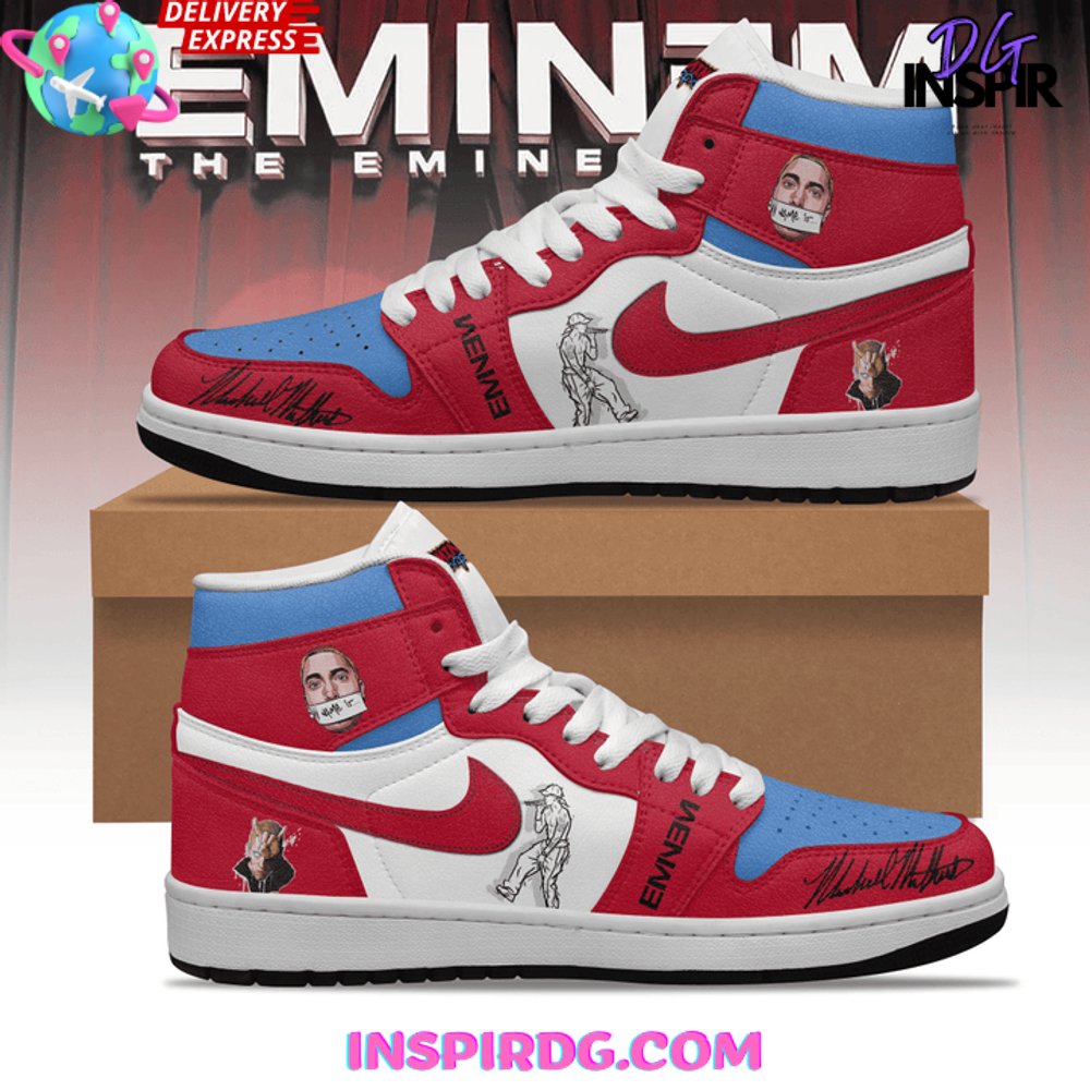 Eminem AJ1 High Sneakers Shoes For Men And Women Calebmatthewhans
