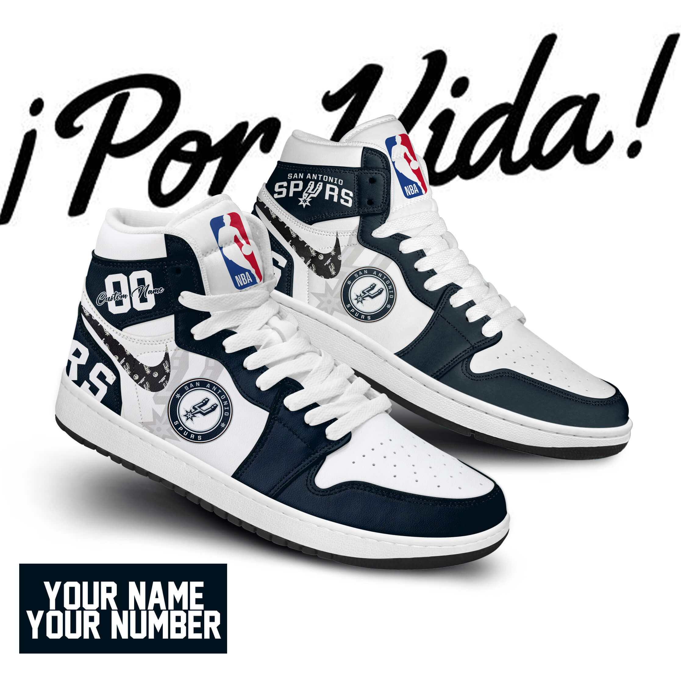 Erie BayHawks AJ1 High Sneakers Shoes For Men And Women Calebmatthewhans