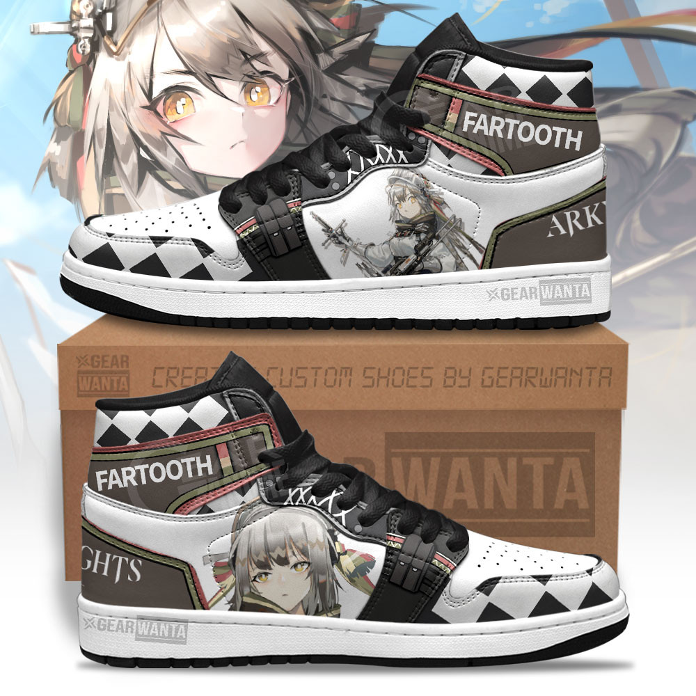 Fartooth Arknights AJ1 High Sneakers Shoes For Men And Women Calebmatthewhans