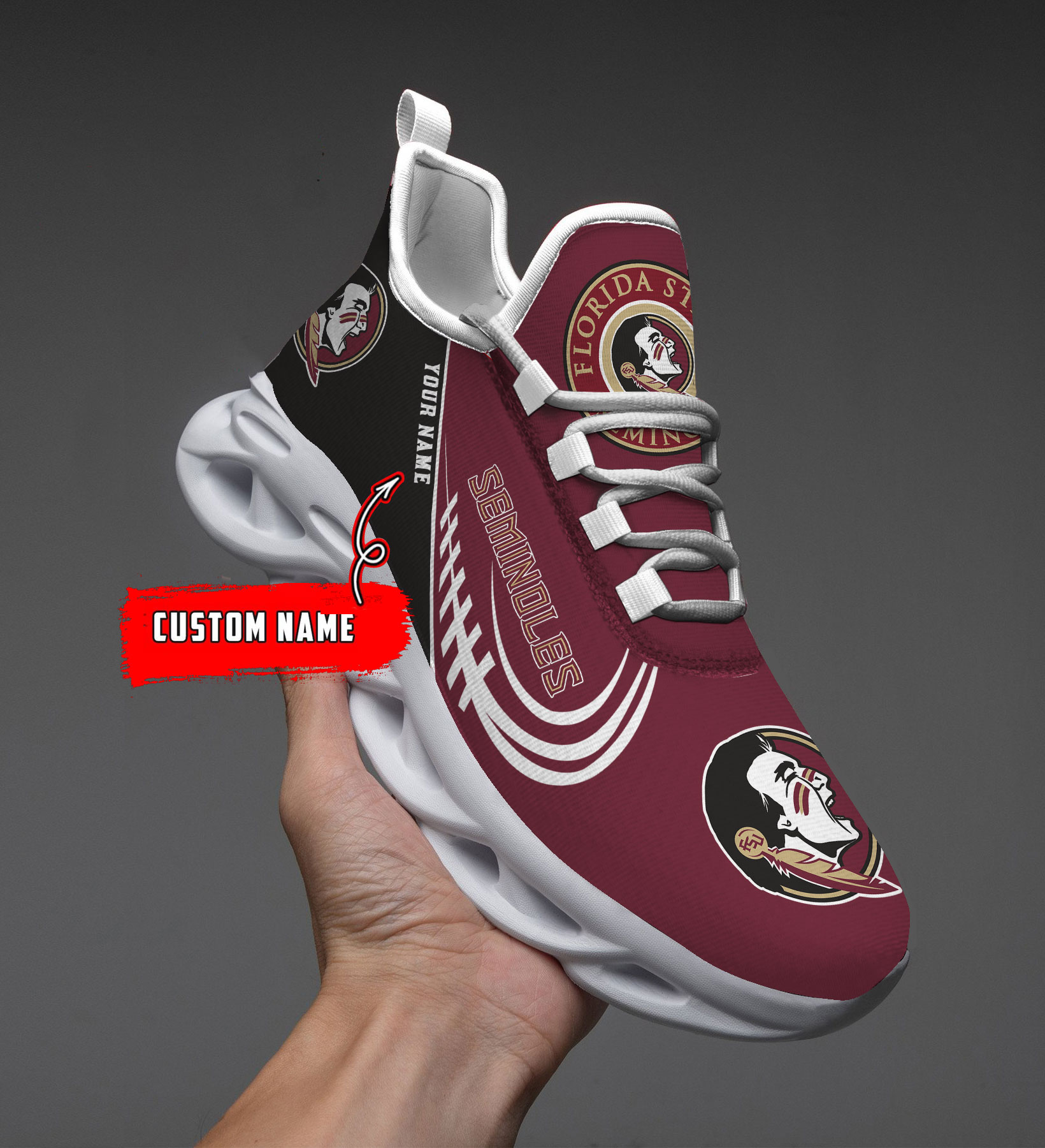 Florida State Seminoles NCAA Max Soul Shoes Sneakers For Men And Women Calebmatthewhans