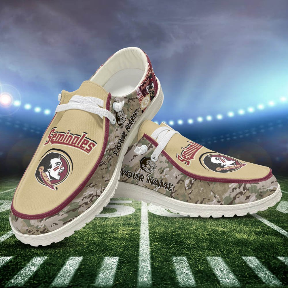 Florida State Seminoles Personalized Hey Dude Shoes For Men And Women Calebmatthewhans
