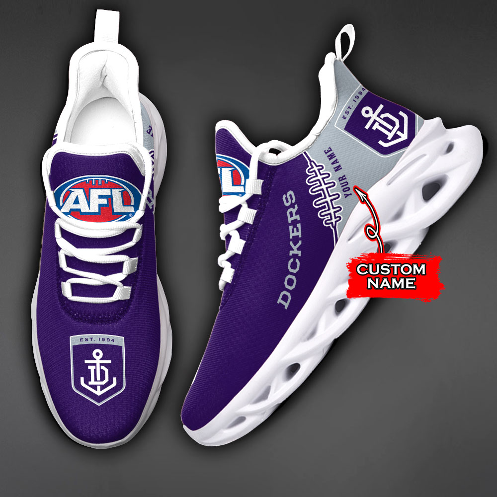 Fremantle Dockers AFL Max Soul Shoes Sneakers For Men And Women Calebmatthewhans