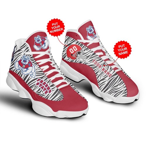Fresno State Bulldogs AJ13 Sneakers Shoes For Men And Women Calebmatthewhans