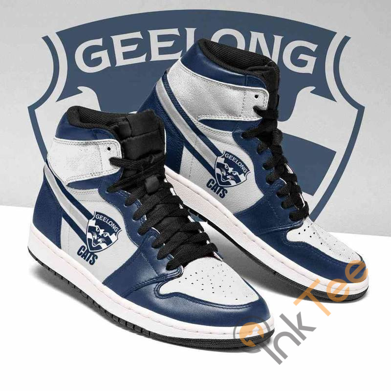 Geelong Cats AFL AJ1 High Sneakers Shoes For Men And Women Calebmatthewhans