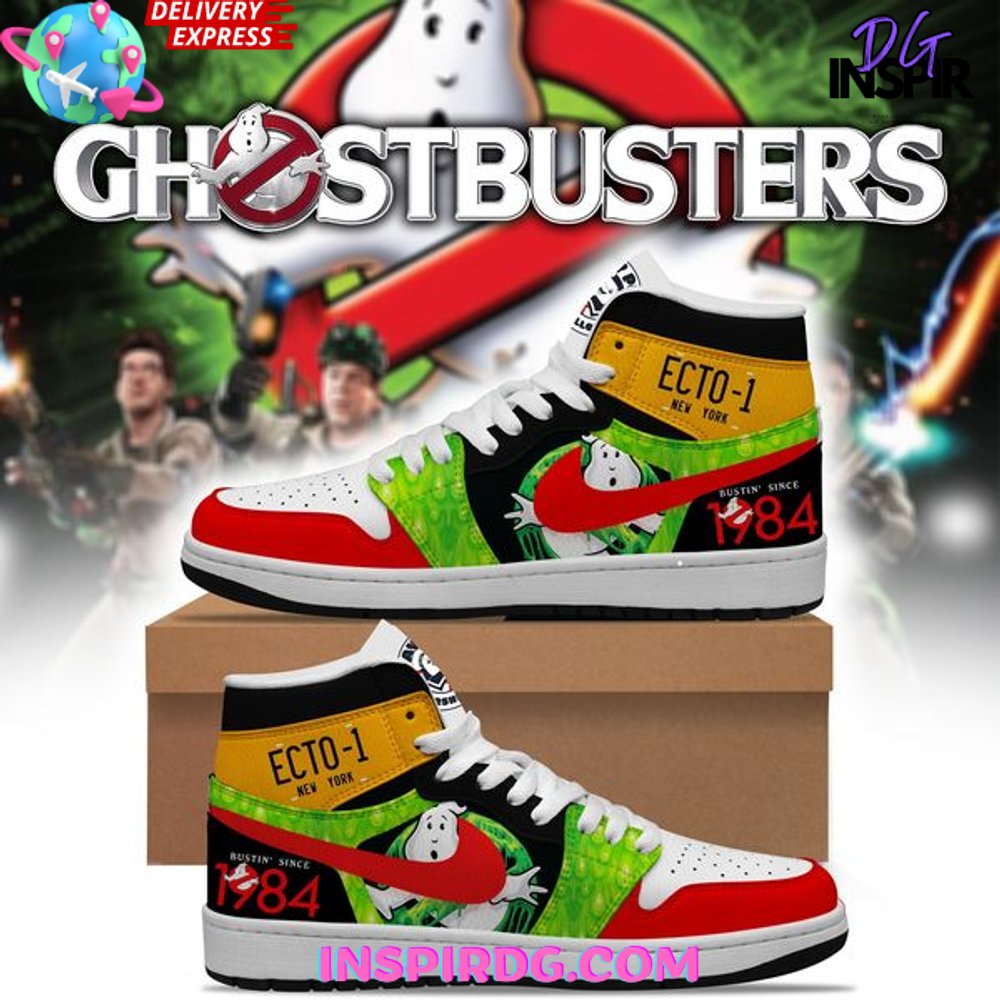 Ghostbusters AJ1 High Sneakers Shoes For Men And Women Calebmatthewhans