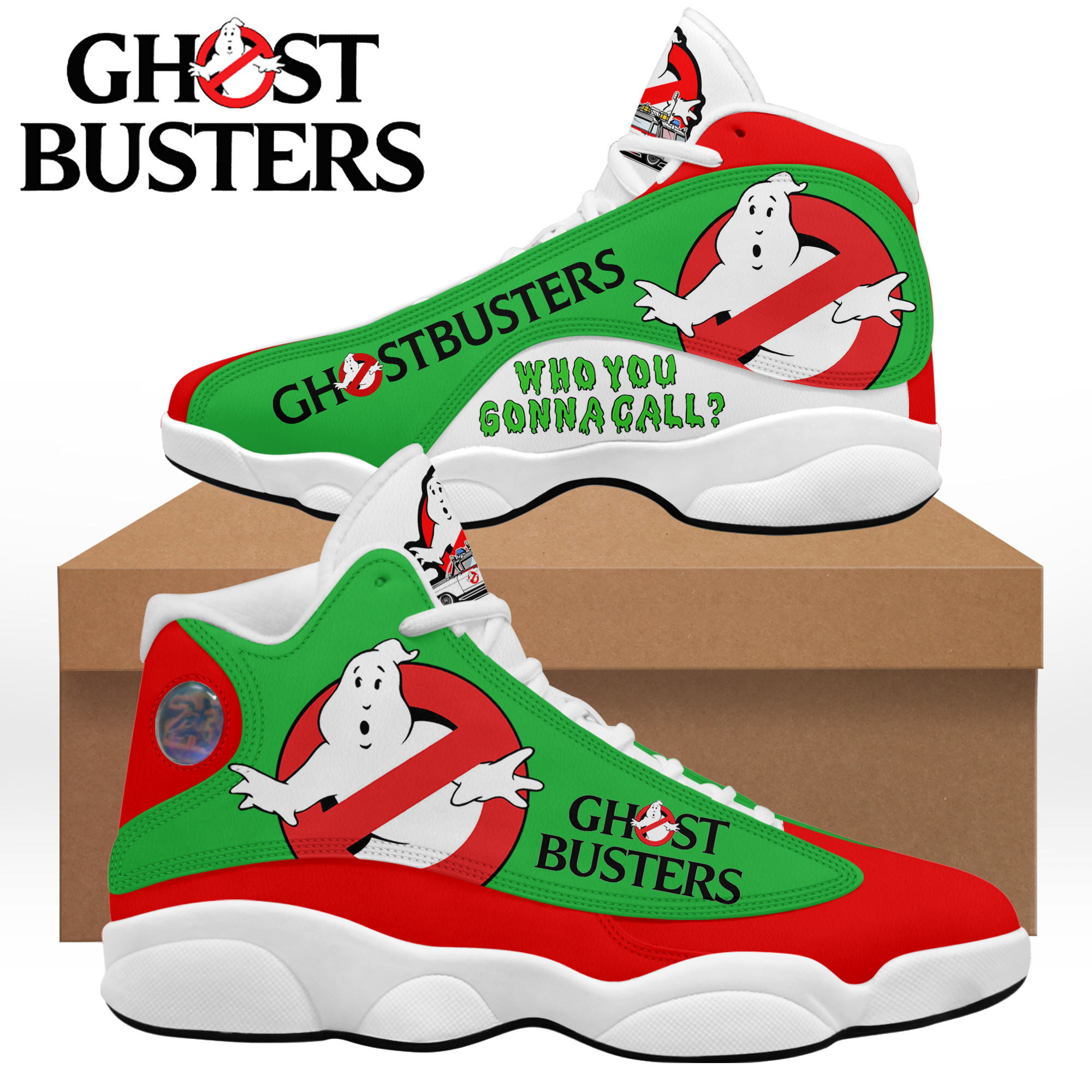 Ghostbusters AJ13 Sneakers Shoes For Men And Women Calebmatthewhans