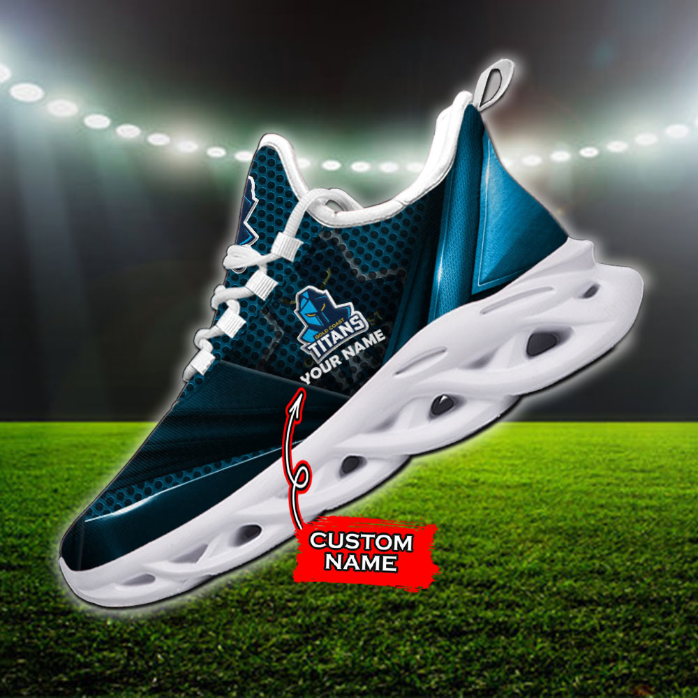 Gold Coast Titans NRL Max Soul Shoes Sneakers For Men And Women Calebmatthewhans