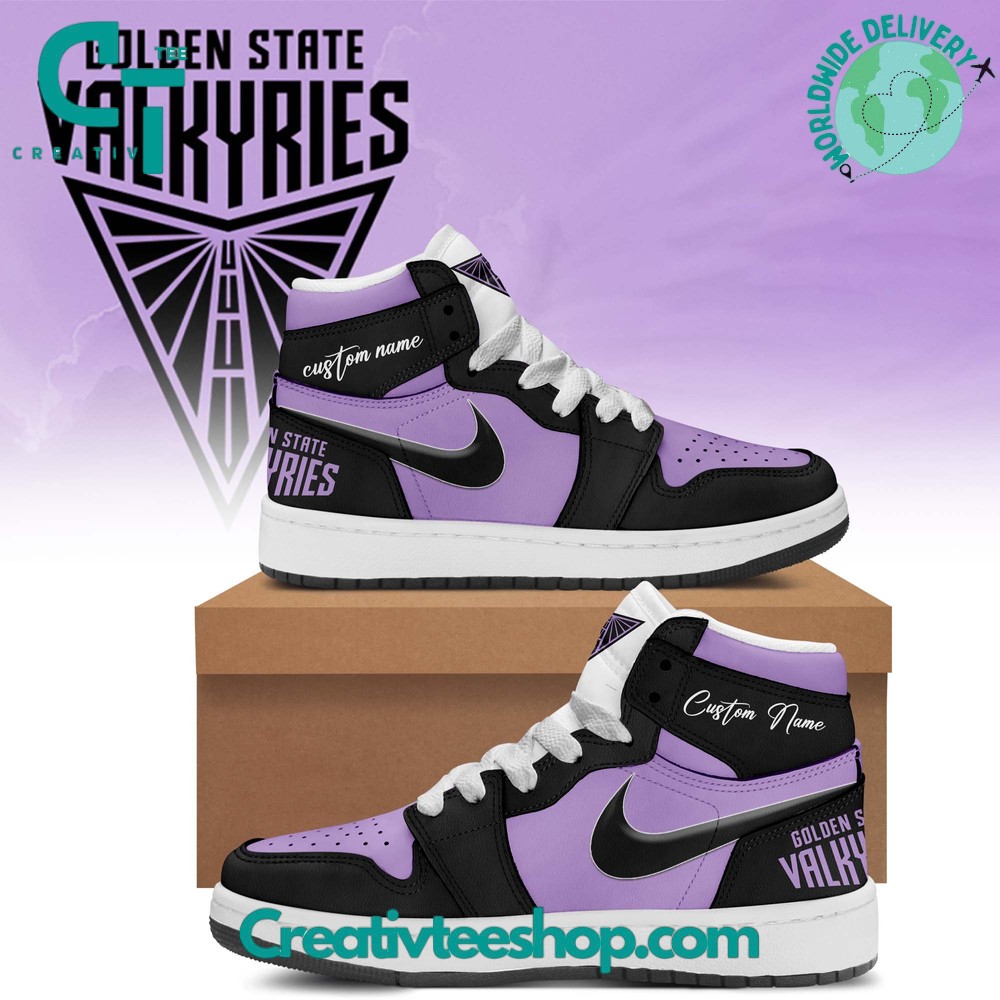 Golden State Valkyries AJ1 High Sneakers Shoes For Men And Women Calebmatthewhans