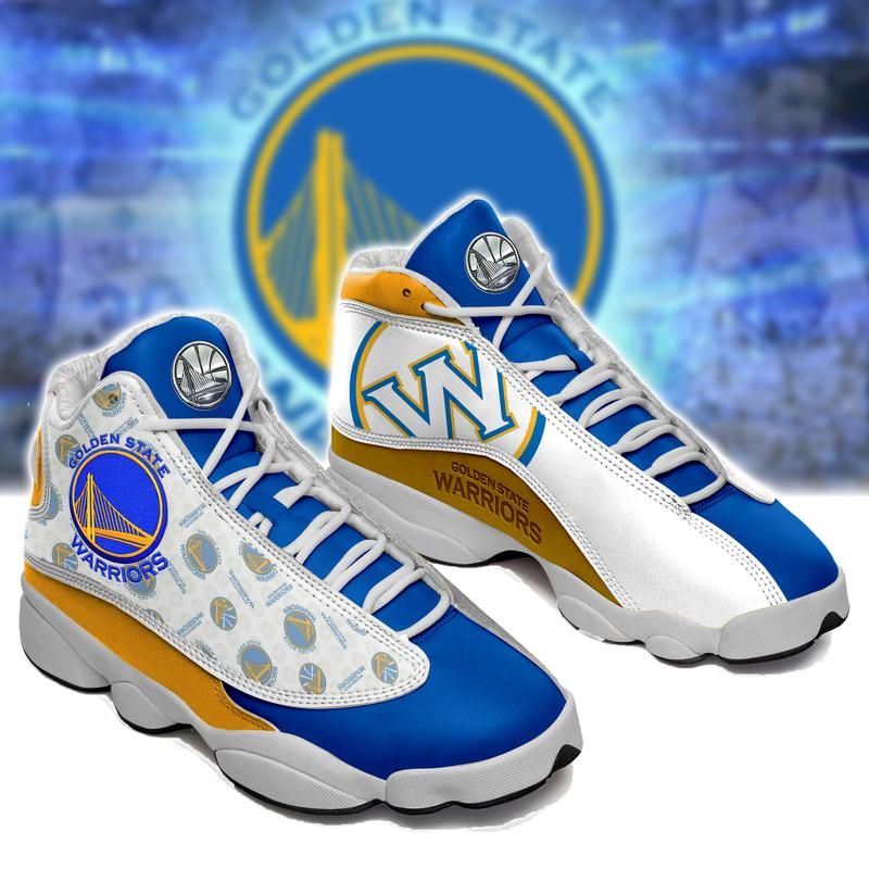 Golden State Warriors AJ13 Sneakers Shoes For Men And Women Calebmatthewhans
