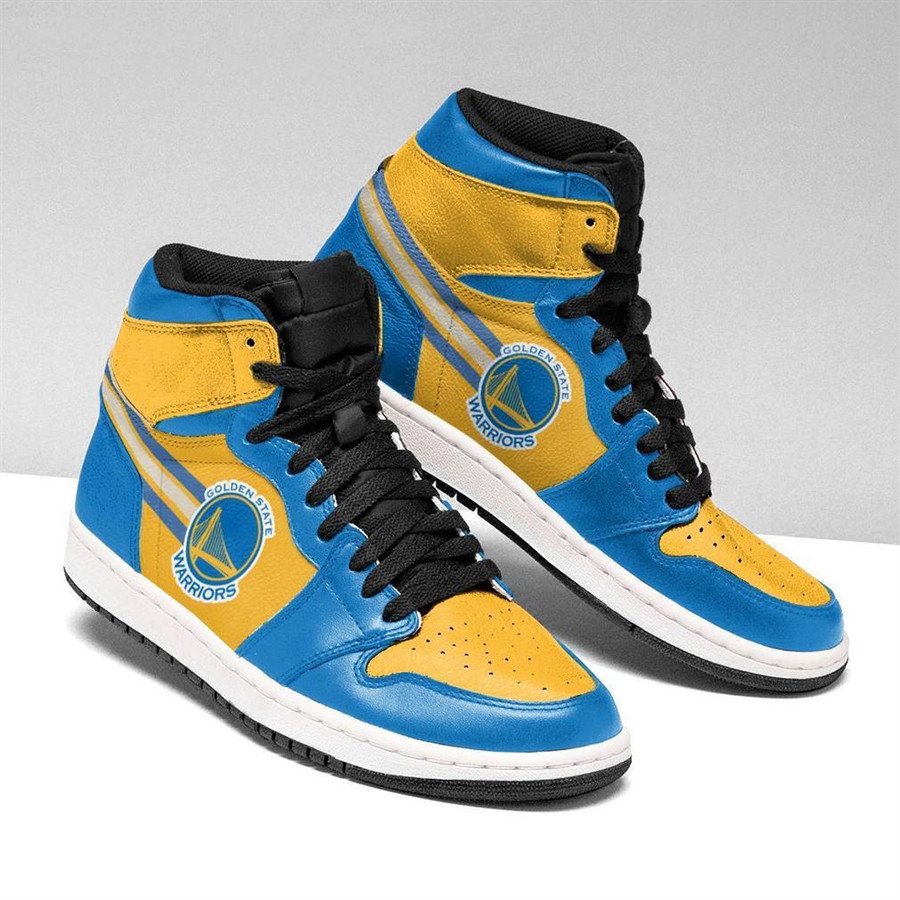 Golden State Warriors NBA AJ1 High Sneakers Shoes For Men And Women Calebmatthewhans