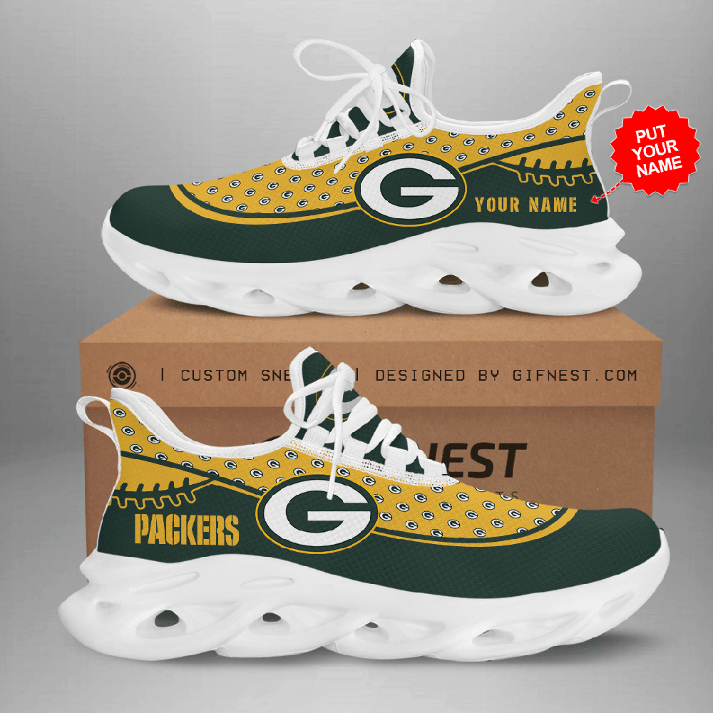 Green Bay Packers Max Soul Shoes Sneakers For Men And Women Calebmatthewhans