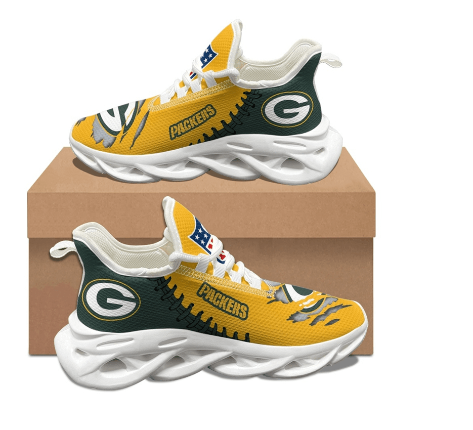 Green Bay Packers Max Soul Shoes Sneakers For Men And Women Calebmatthewhans