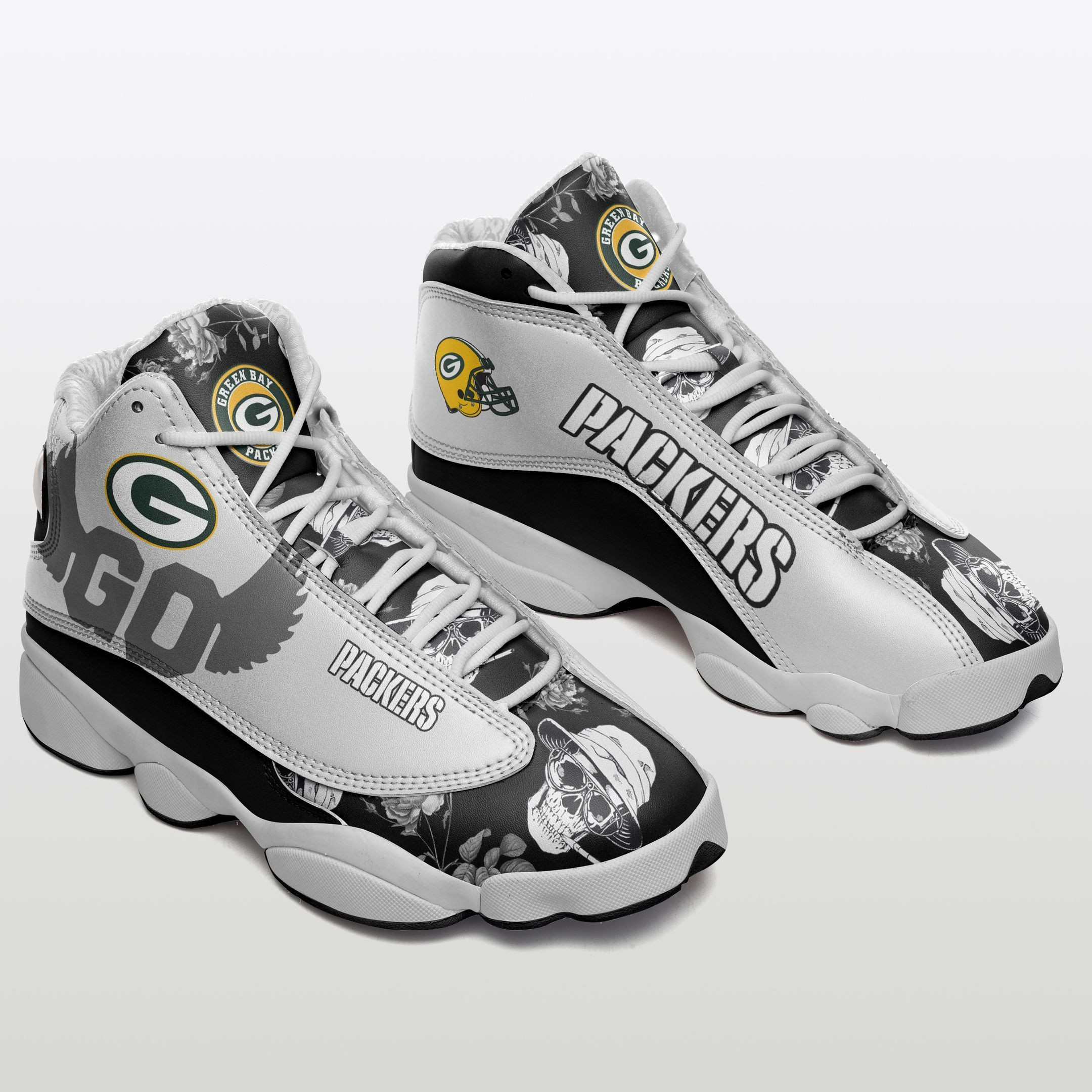Green Bay Packers NFL AJ13 Sneakers Shoes For Men And Women Calebmatthewhans