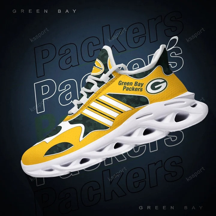 Green Bay Packers NFL Max Soul Shoes Sneakers For Men And Women Calebmatthewhans