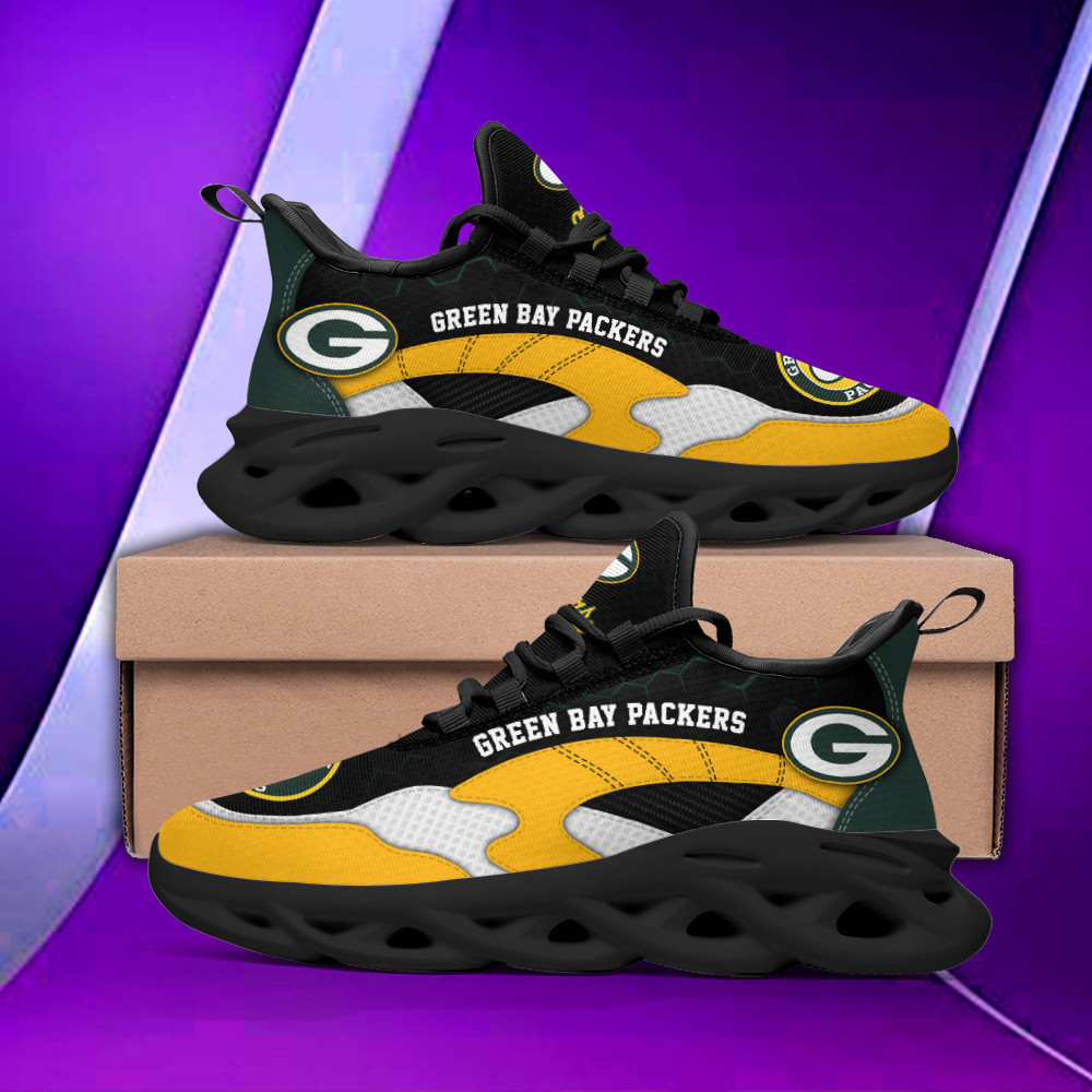 Green Bay Packers NFL Max Soul Shoes Sneakers For Men And Women Calebmatthewhans