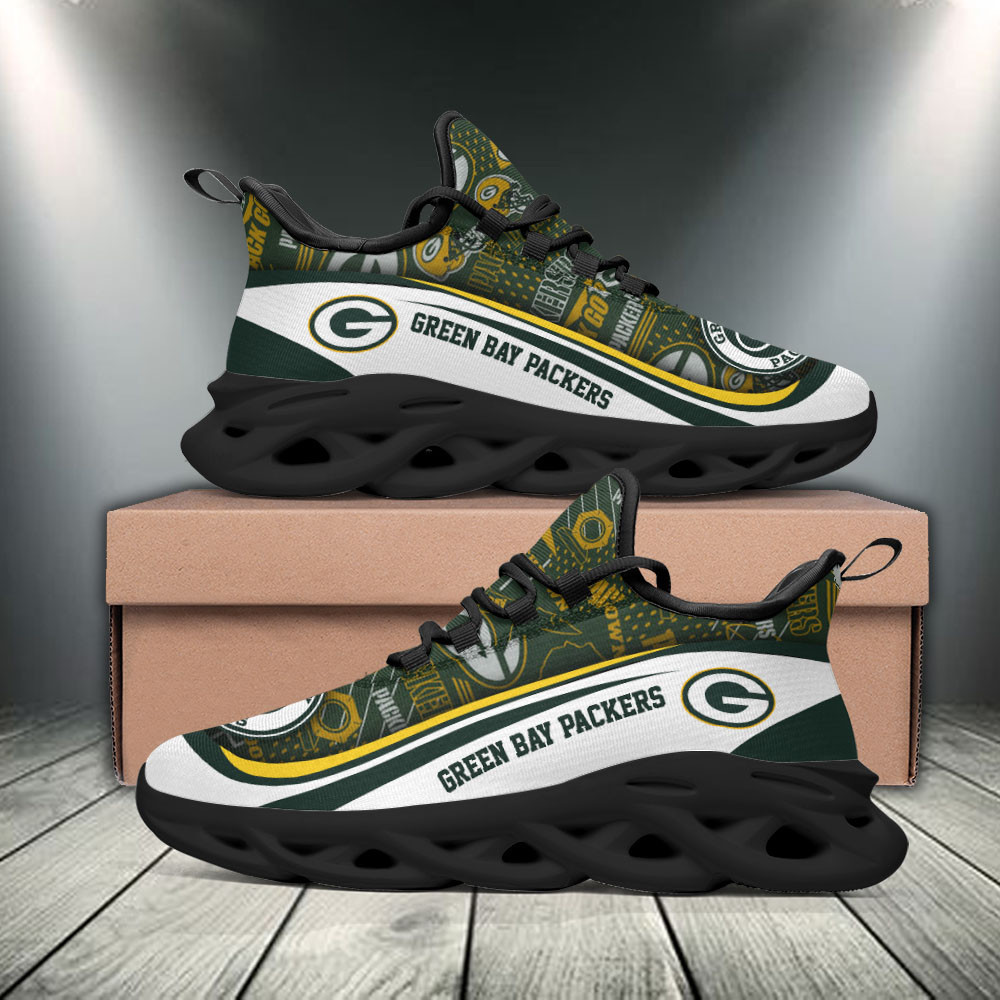 Green Bay Packers NFL Max Soul Shoes Sneakers For Men And Women Calebmatthewhans