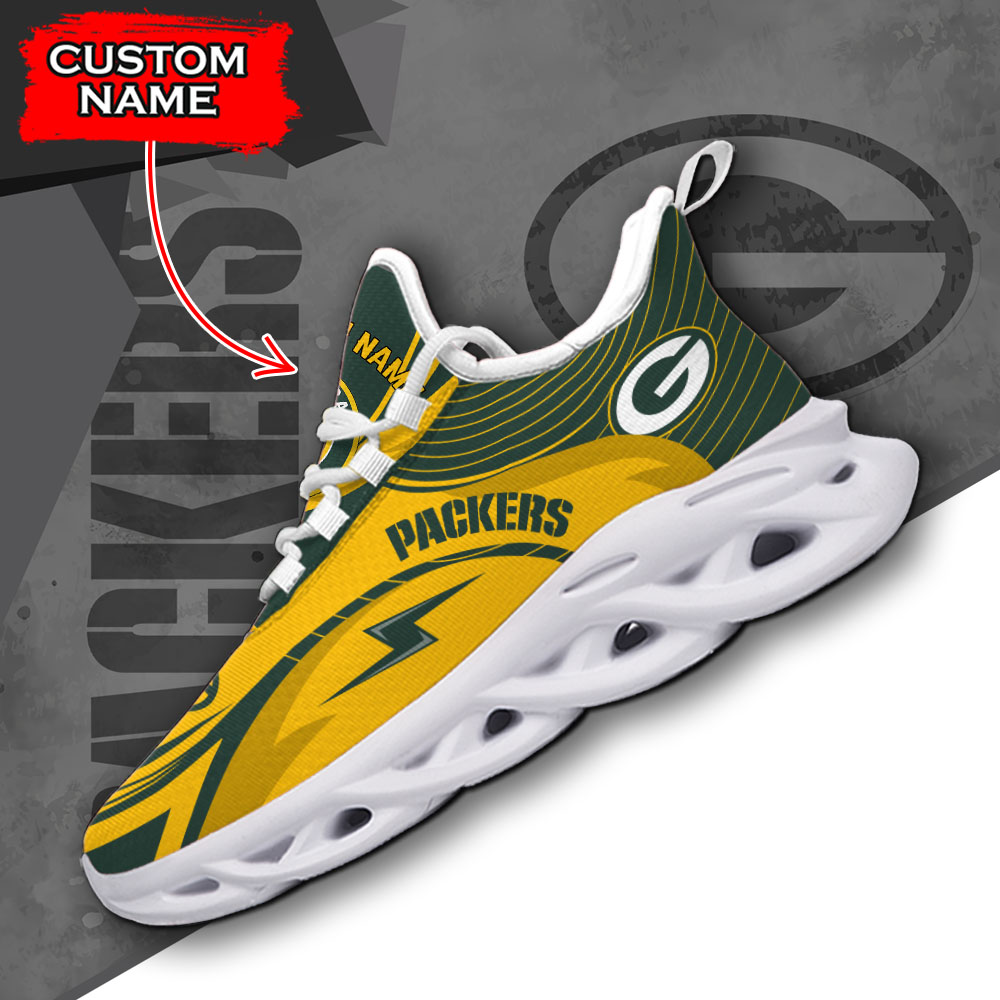 Green Bay Packers NFL Max Soul Shoes Sneakers For Men And Women Calebmatthewhans