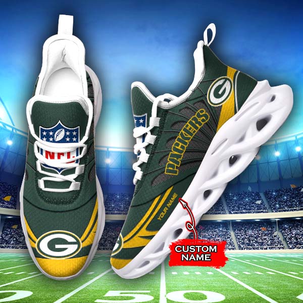 Green Bay Packers NFL Max Soul Shoes Sneakers For Men And Women Calebmatthewhans
