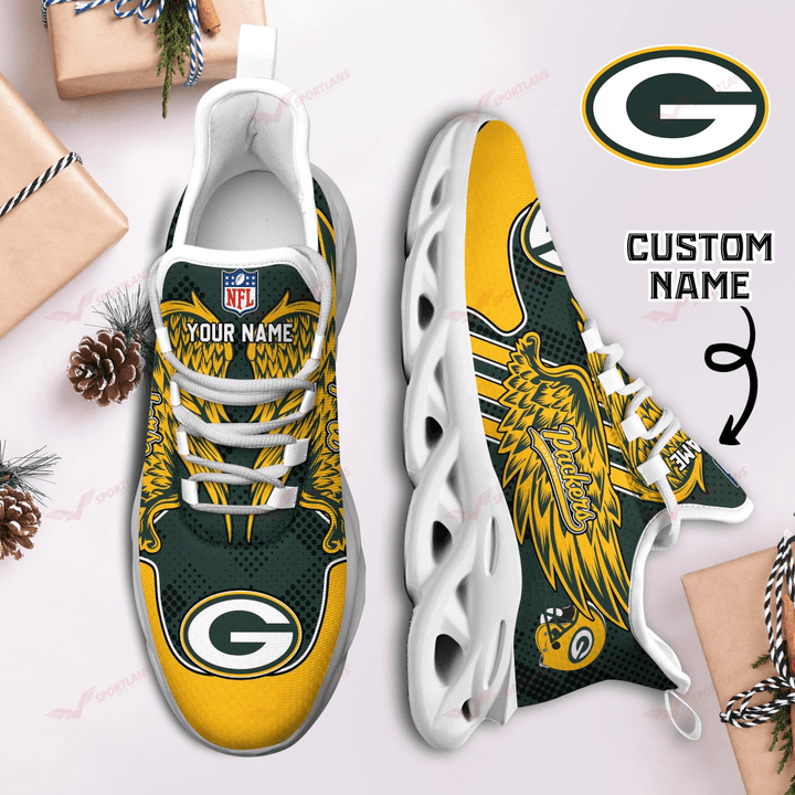 Green Bay Packers NFL Max Soul Shoes Sneakers For Men And Women Calebmatthewhans
