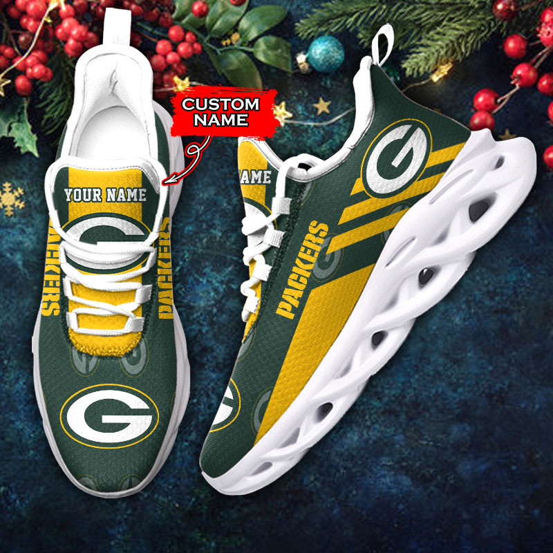Green Bay Packers NFL Max Soul Shoes Sneakers For Men And Women Calebmatthewhans