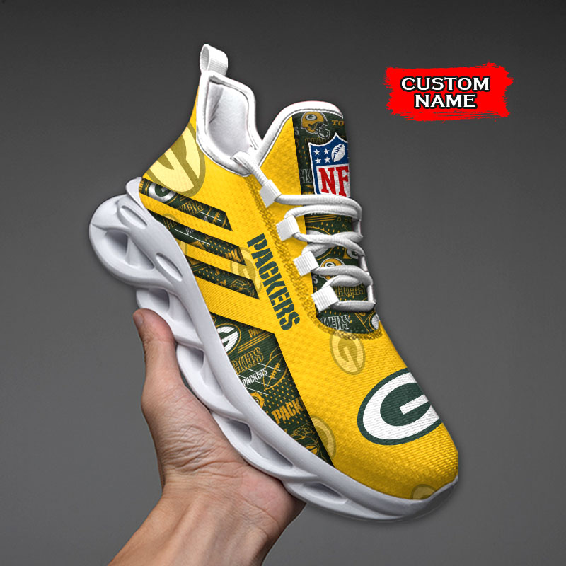 Green Bay Packers NFL Max Soul Shoes Sneakers For Men And Women Calebmatthewhans