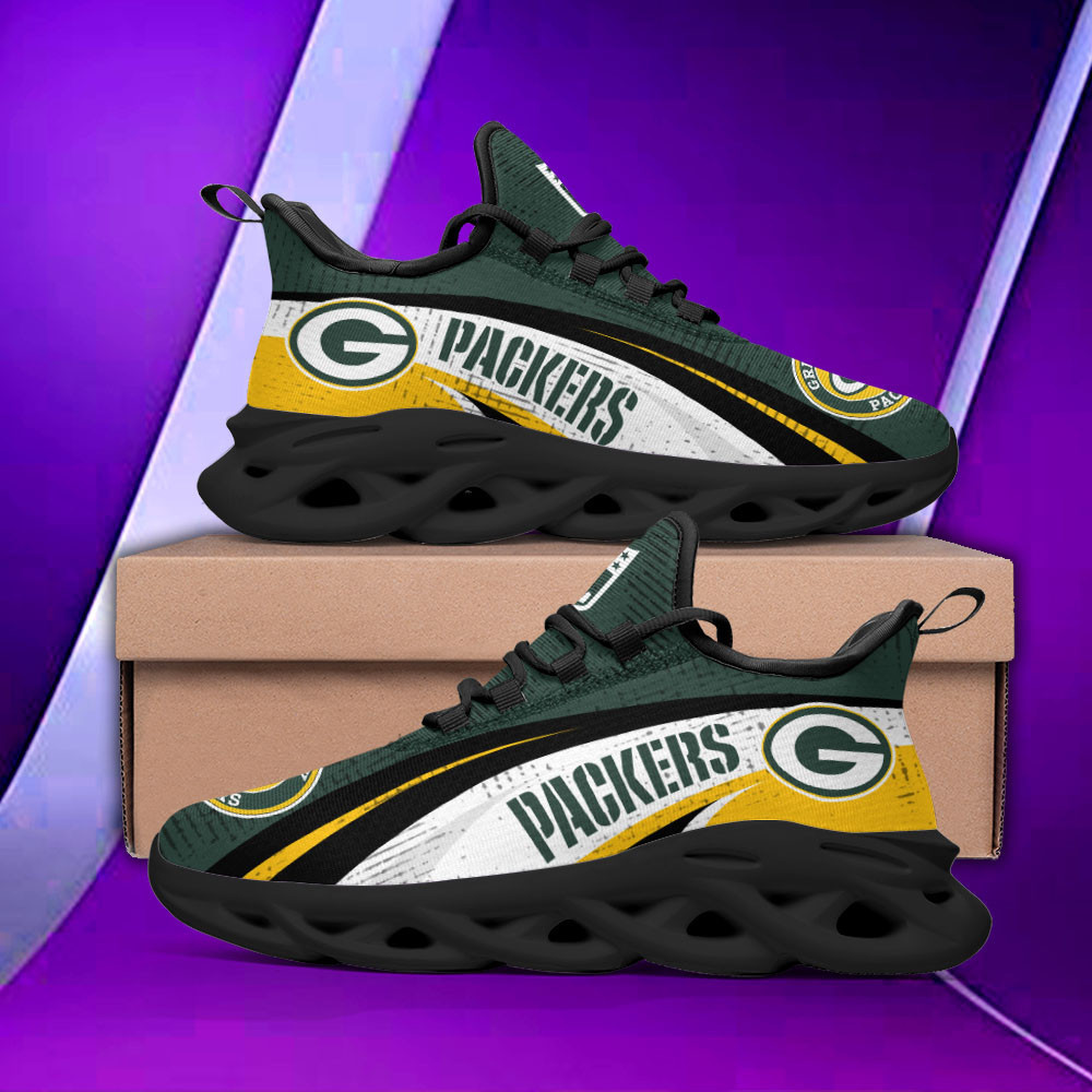 Green Bay Packers NFL Max Soul Shoes Sneakers For Men And Women Calebmatthewhans