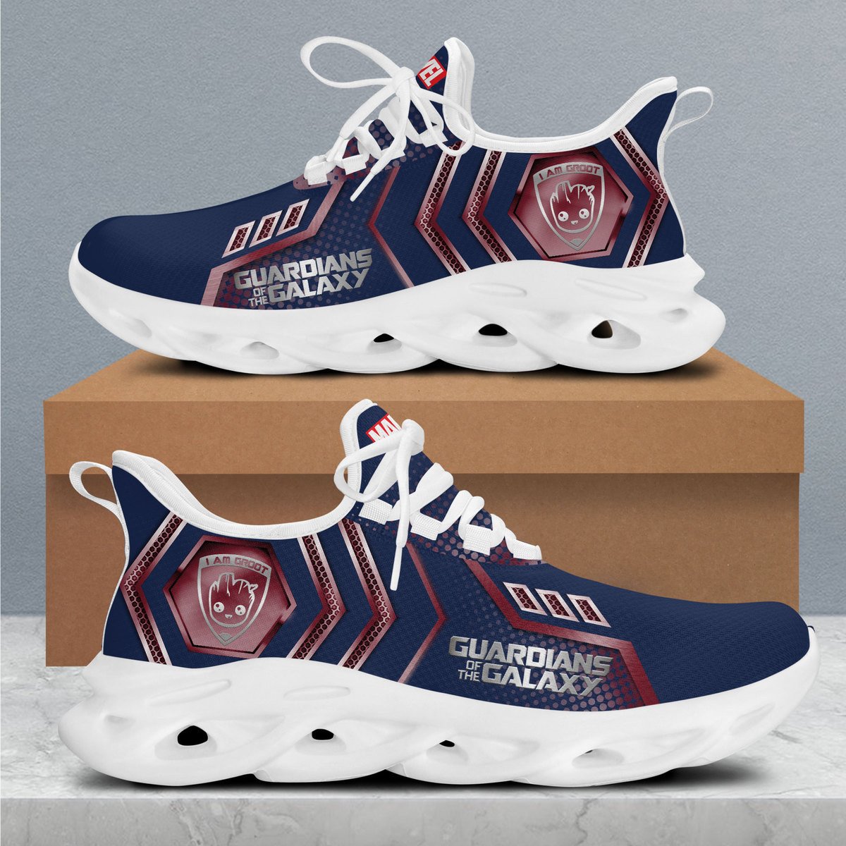 Guardians of the Galaxy Rocket I Am Groot Max Soul Shoes Sneakers For Men And Women Calebmatthewhans
