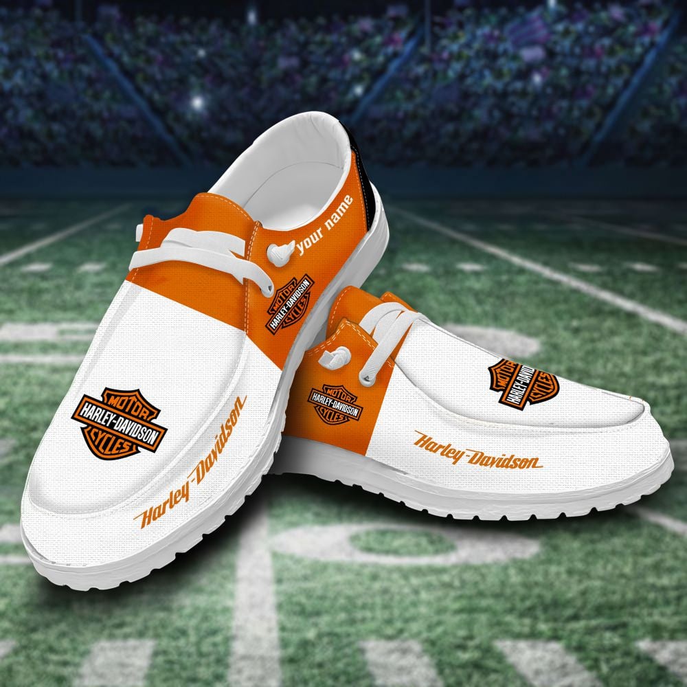 Harley-Davidson Personalized Hey Dude Shoes For Men And Women Calebmatthewhans