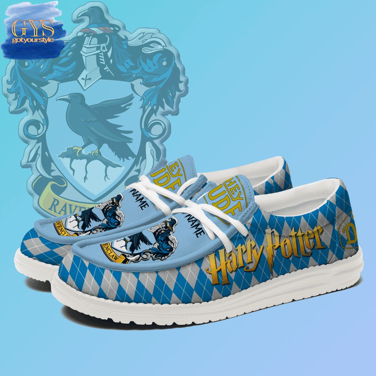 Harry Potter Ravenclaw Personalized Hey Dude Shoes For Men And Women Calebmatthewhans