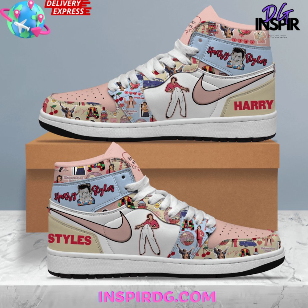 Harry Styles AJ1 High Sneakers Shoes For Men And Women Calebmatthewhans