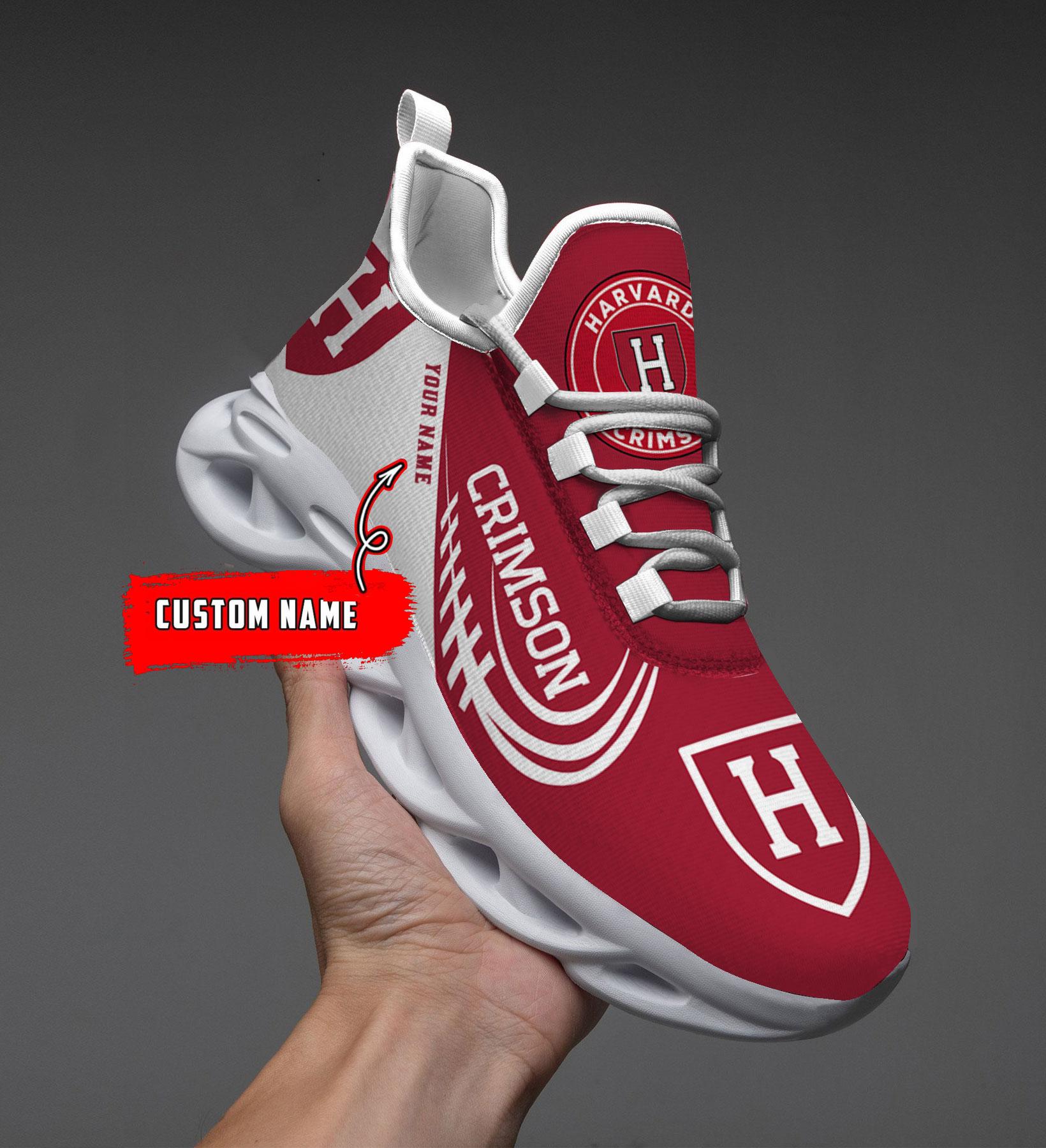 Harvard Crimson Max Soul Shoes Sneakers For Men And Women Calebmatthewhans