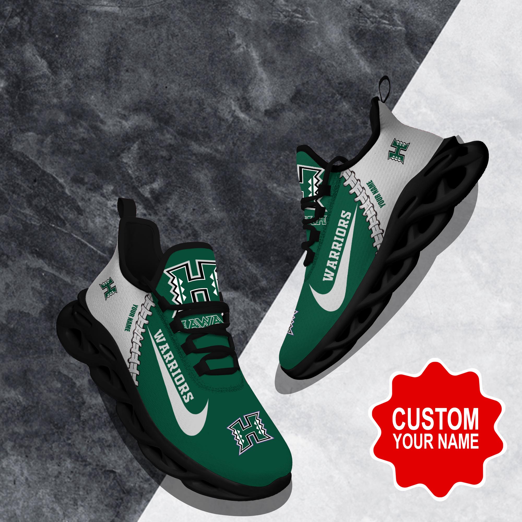 Hawaii Rainbow Warriors Max Soul Shoes Sneakers For Men And Women Calebmatthewhans