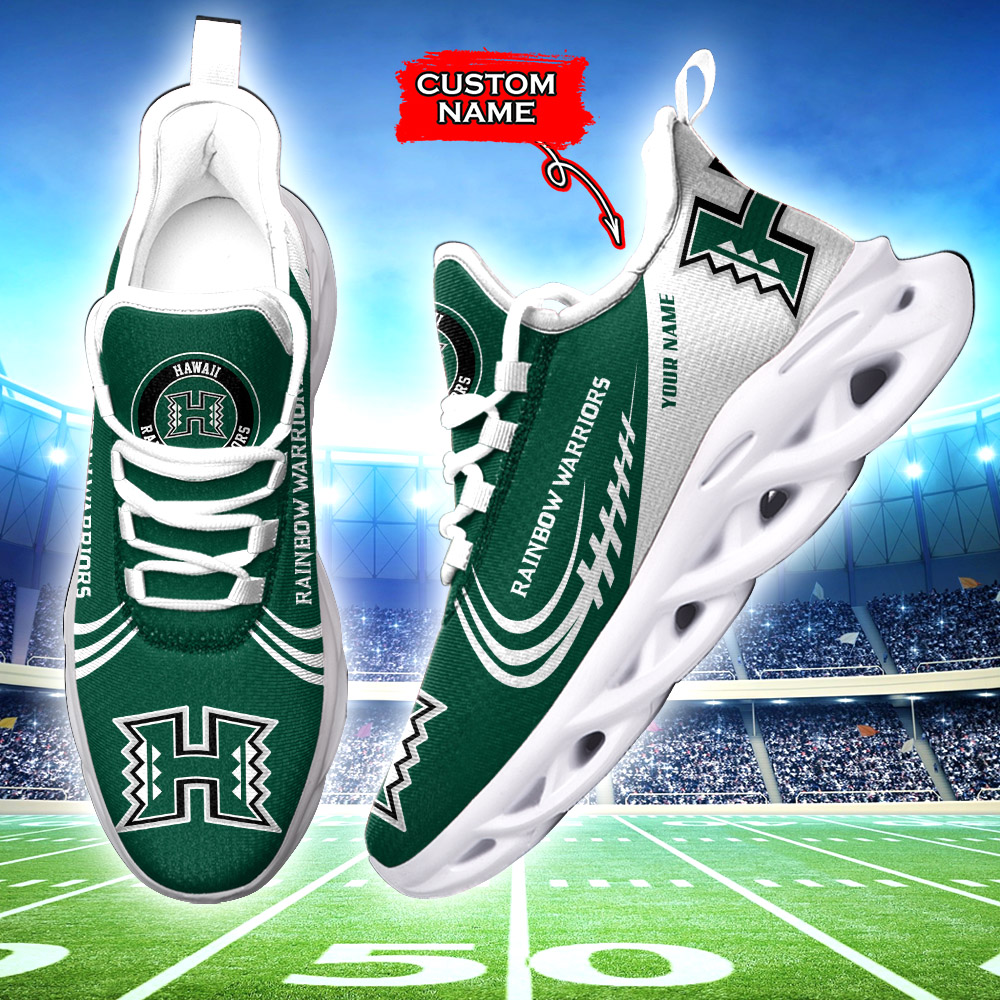 Hawaii Rainbow Warriors NCAA Max Soul Shoes Sneakers For Men And Women Calebmatthewhans