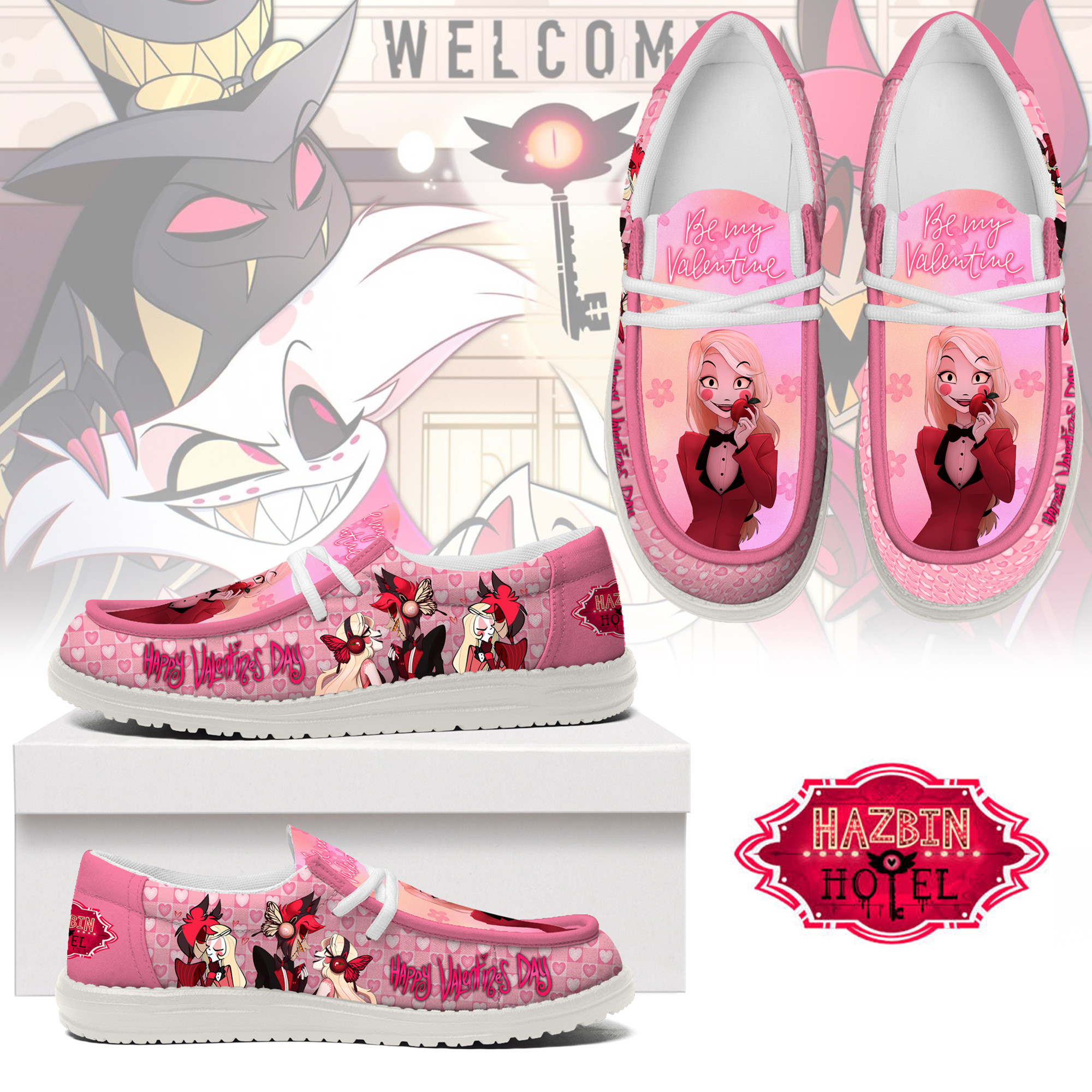 Hazbin Hotel – Custom Name Hey Dude Calebmatthewhans