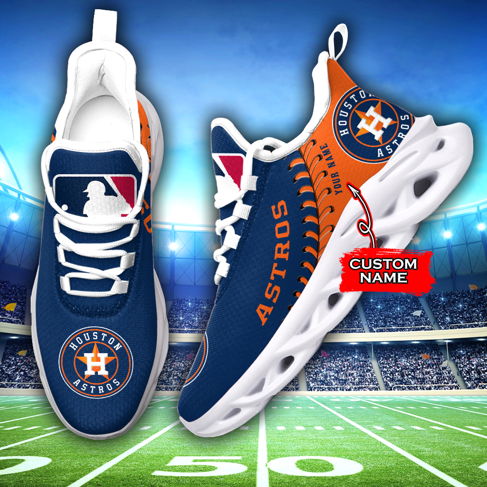 Houston Astros MLB Max Soul Shoes Sneakers For Men And Women Calebmatthewhans