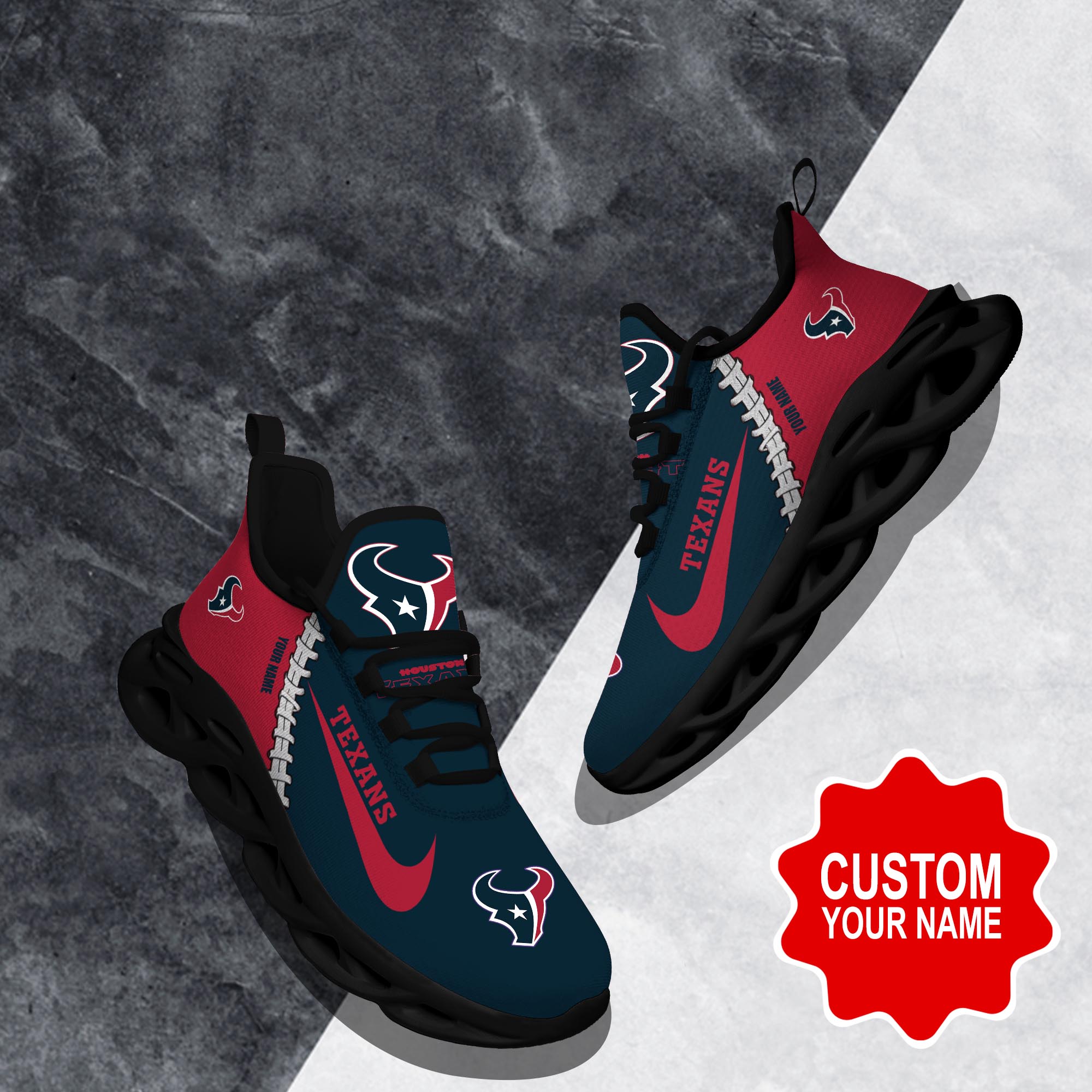 Houston Texans Max Soul Shoes Sneakers For Men And Women Calebmatthewhans