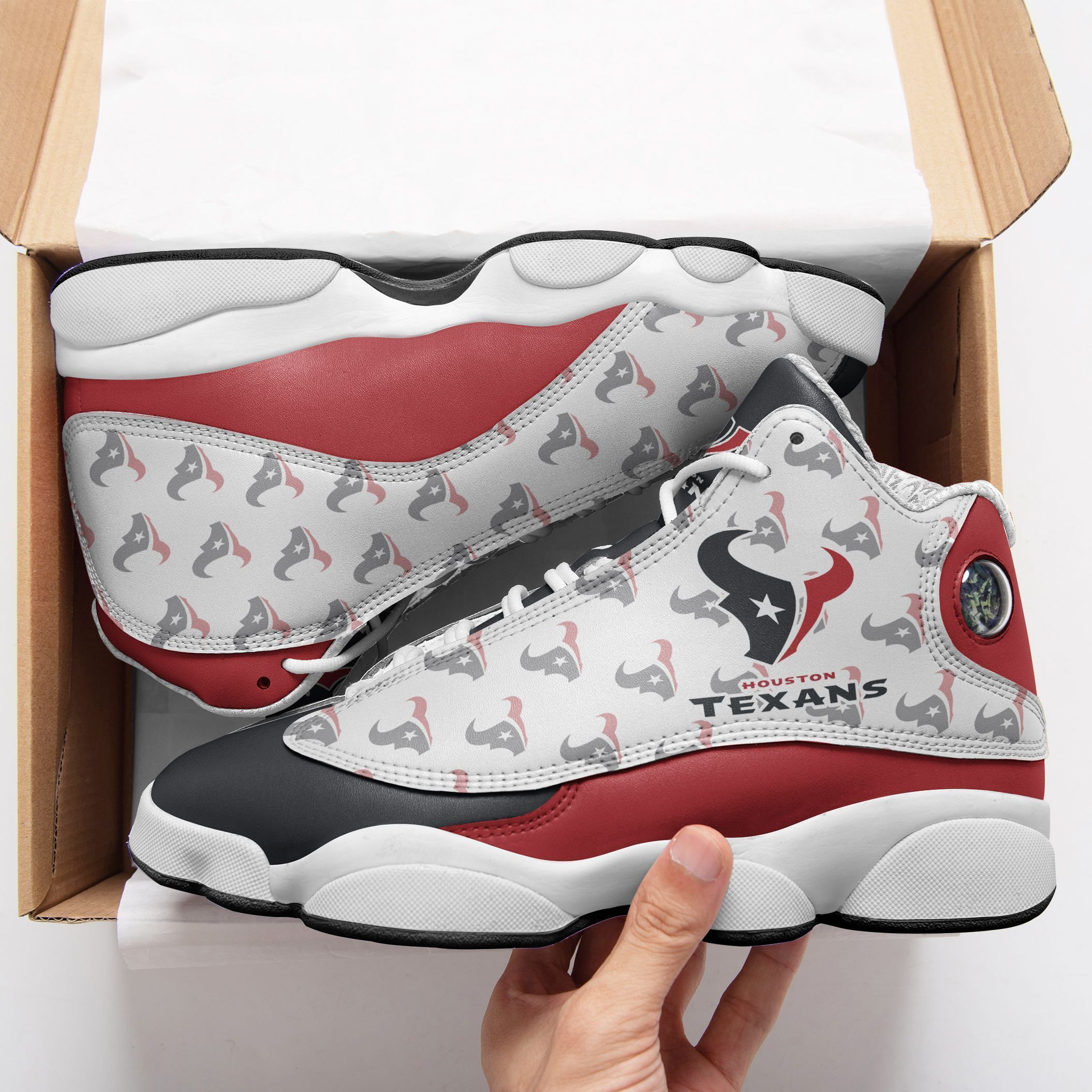 Houston Texans NFL AJ13 Sneakers Shoes For Men And Women Calebmatthewhans