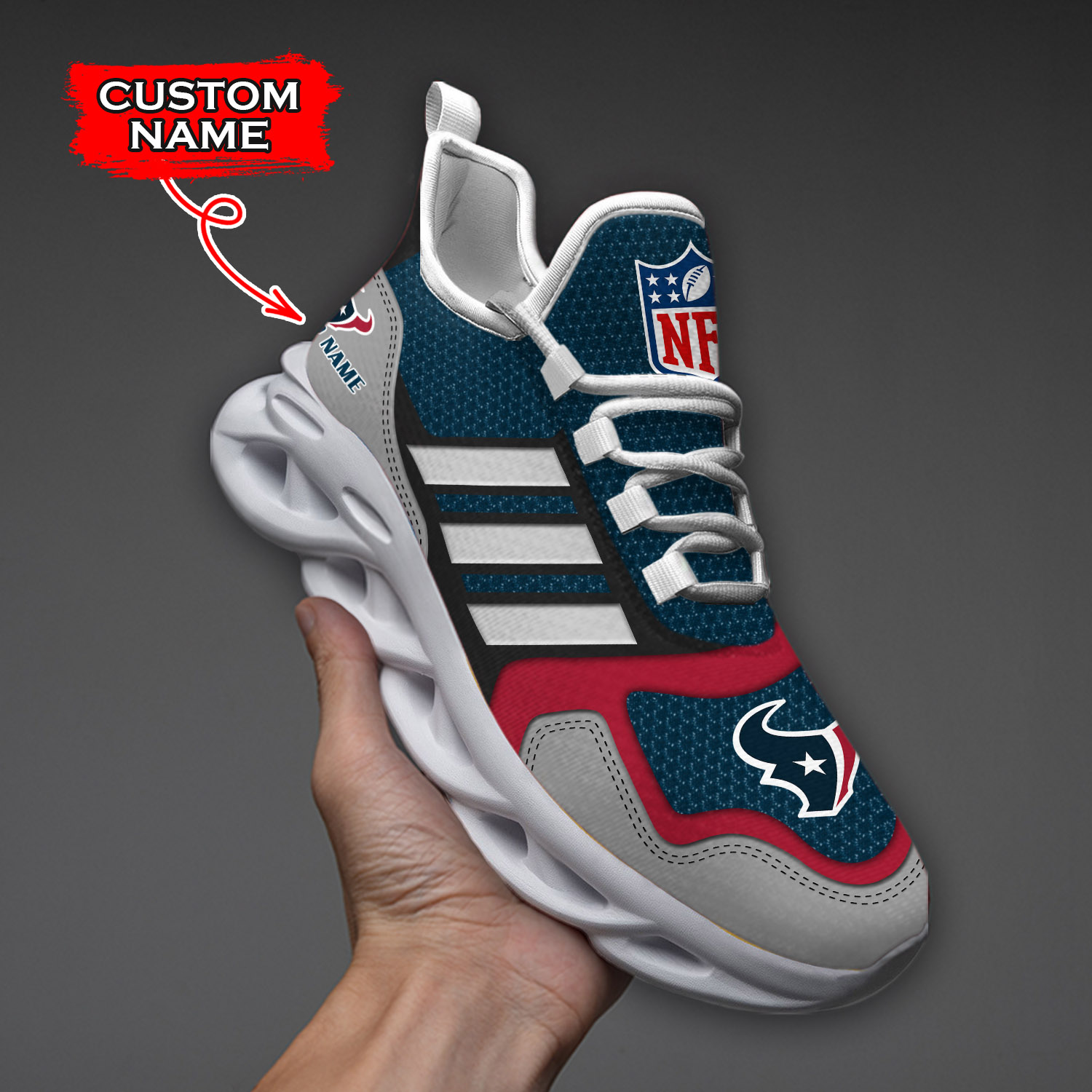 Houston Texans NFL Max Soul Shoes Sneakers For Men And Women Calebmatthewhans
