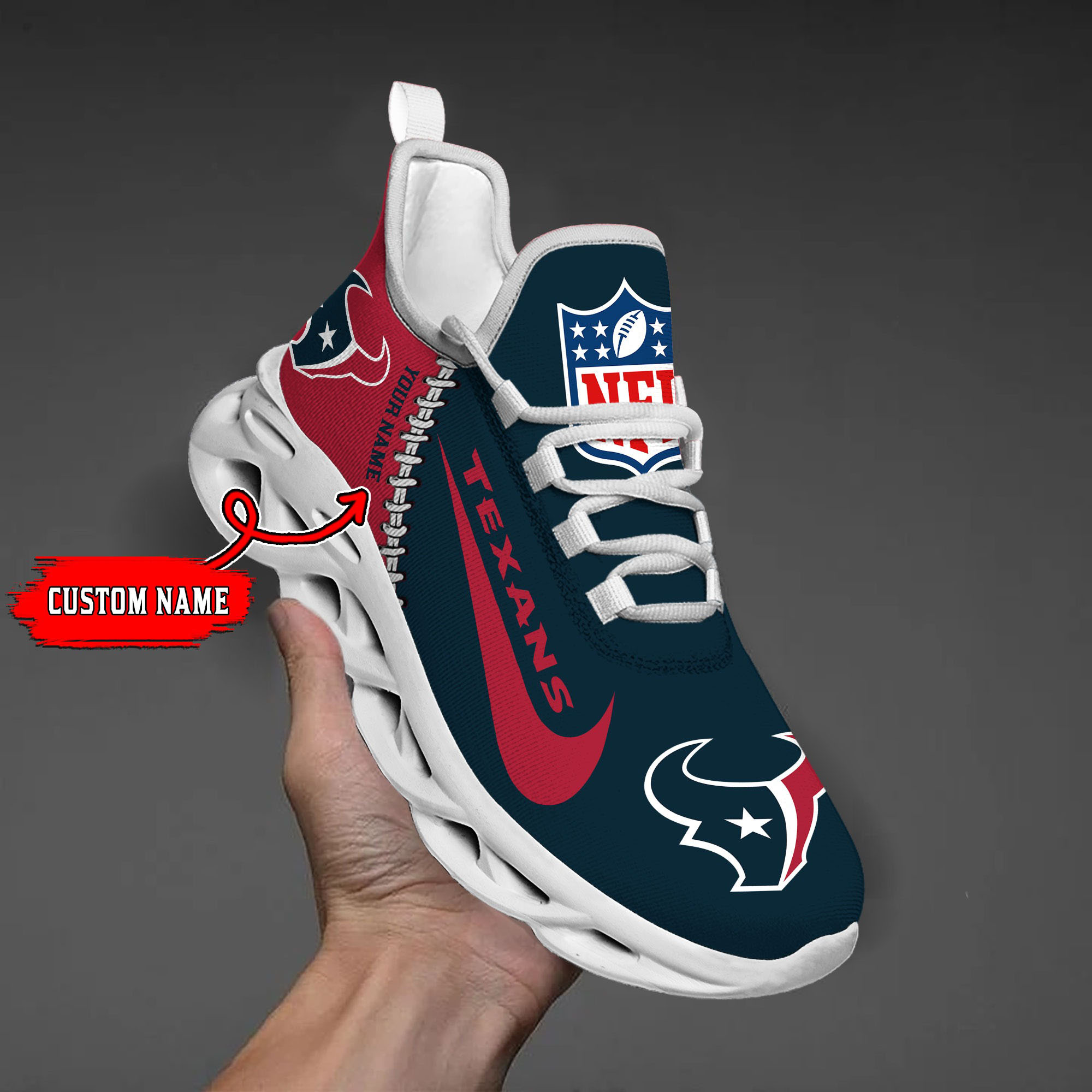 Houston Texans NFL Max Soul Shoes Sneakers For Men And Women Calebmatthewhans