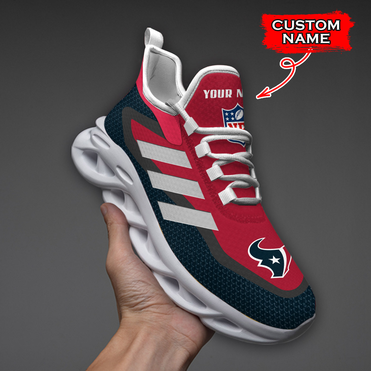 Houston Texans NFL Max Soul Shoes Sneakers For Men And Women Calebmatthewhans