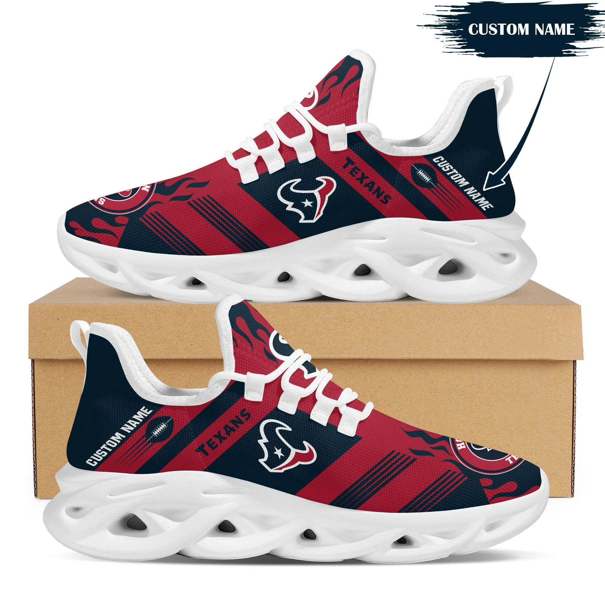 Houston Texans NFL Max Soul Shoes Sneakers For Men And Women Calebmatthewhans