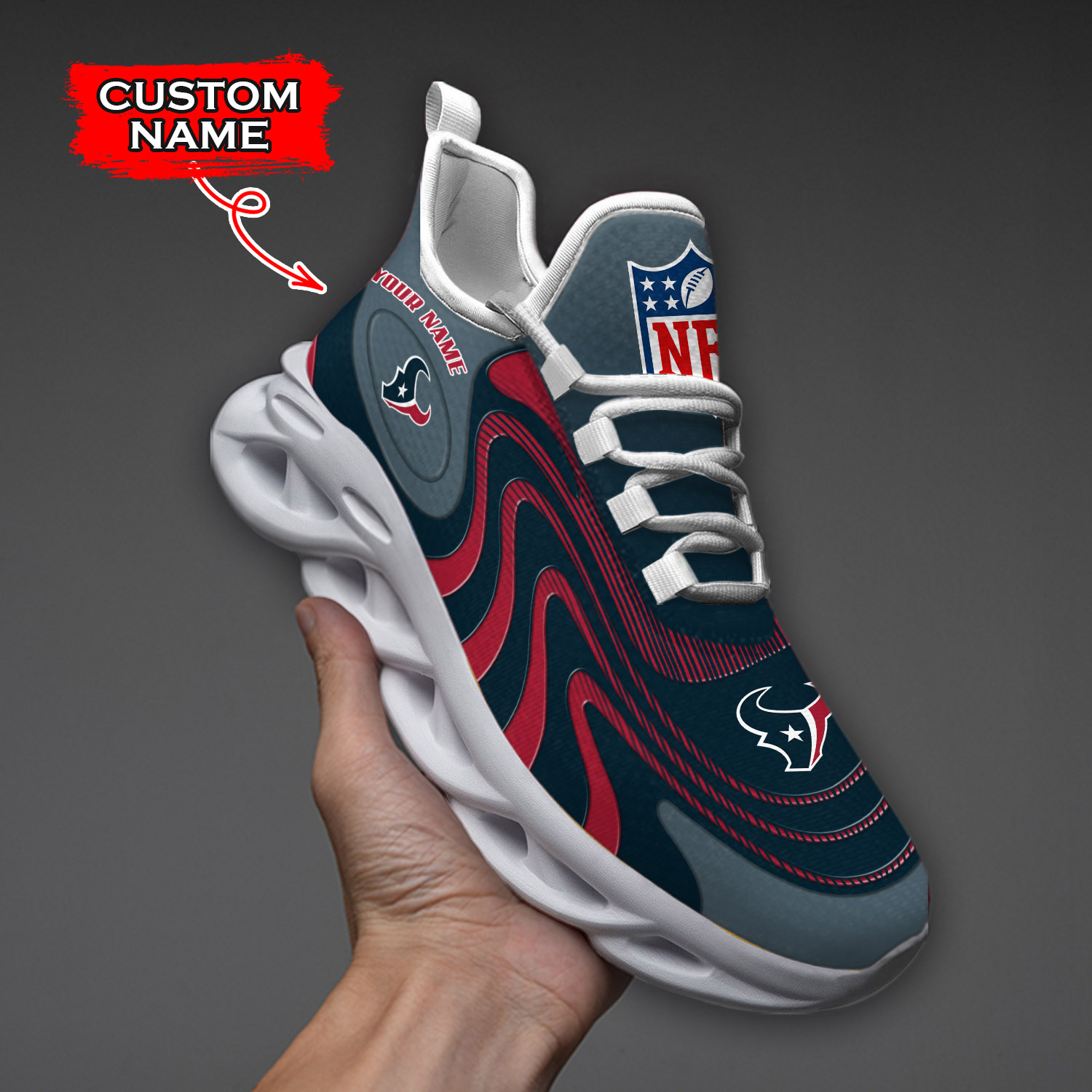 Houston Texans NFL Max Soul Shoes Sneakers For Men And Women Calebmatthewhans
