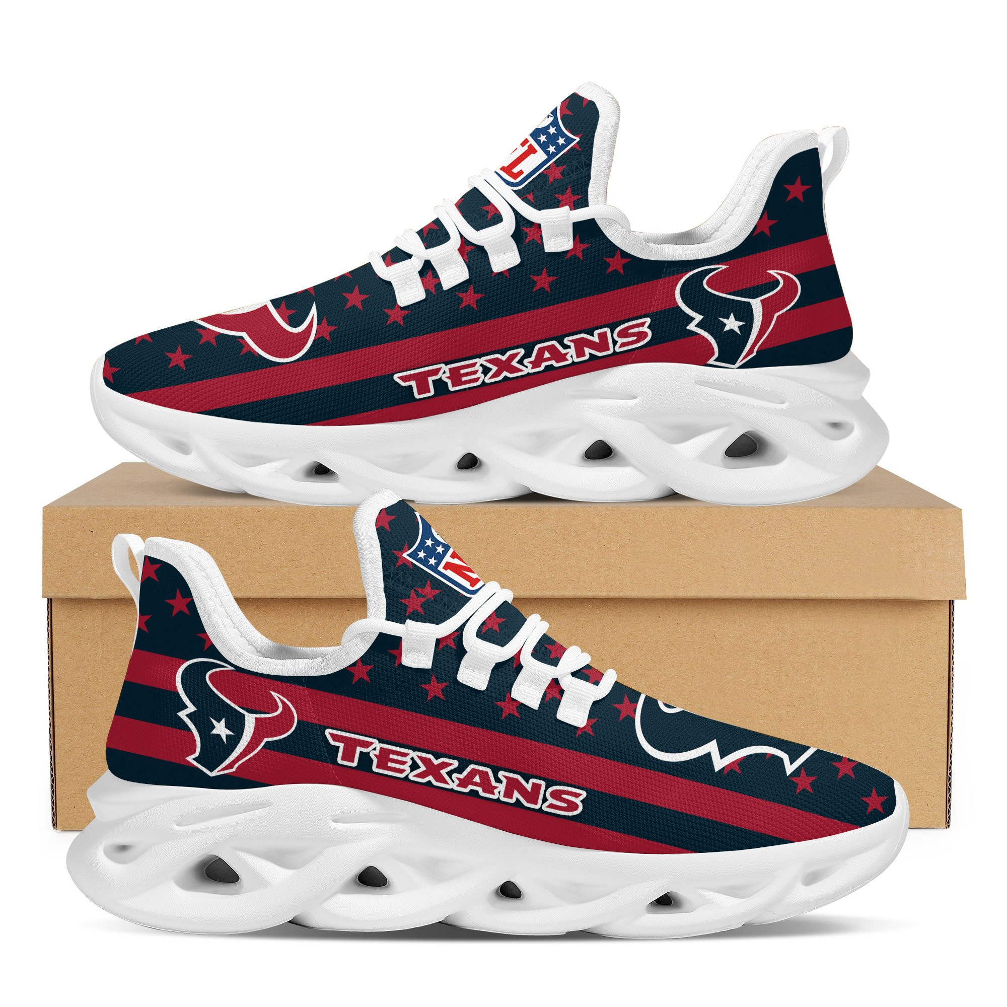 Houston Texans NFL Max Soul Shoes Sneakers For Men And Women Calebmatthewhans