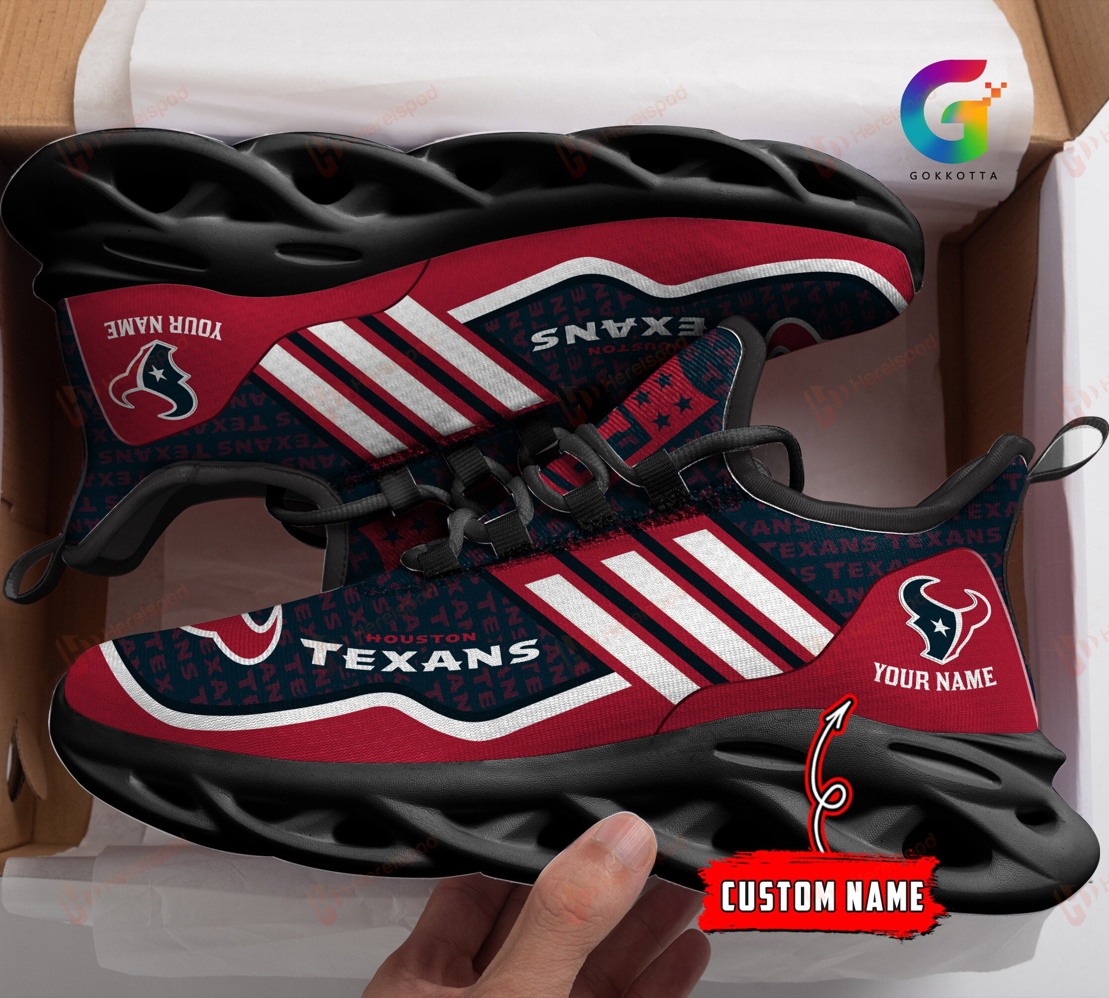 Houston Texans NFL Max Soul Shoes Sneakers For Men And Women Calebmatthewhans