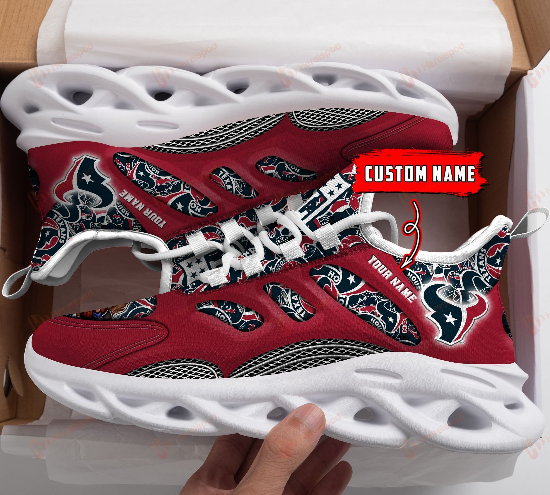 Houston Texans NFL Max Soul Shoes Sneakers For Men And Women Calebmatthewhans