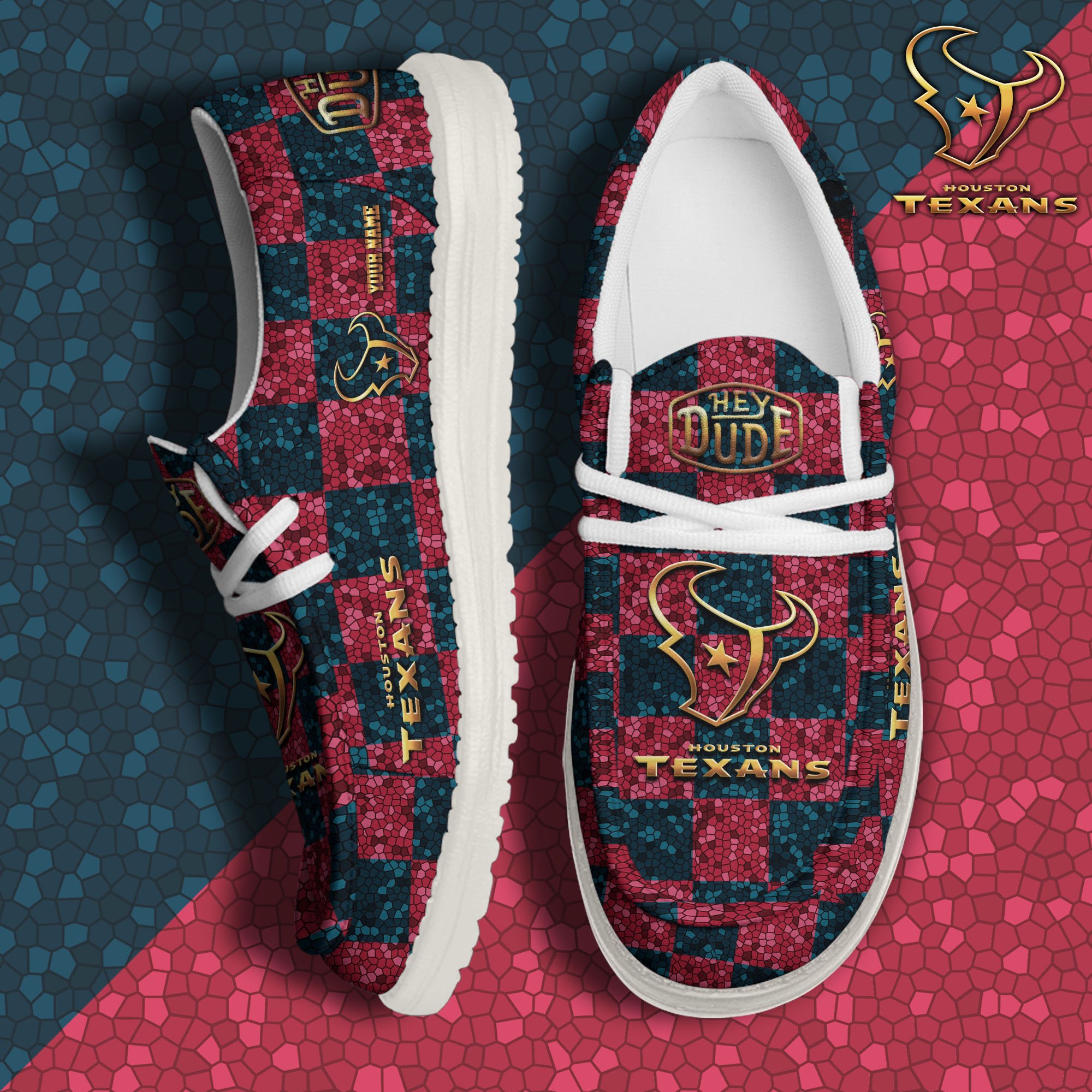 Houston Texans Personalized Hey Dude Shoes For Men And Women Calebmatthewhans