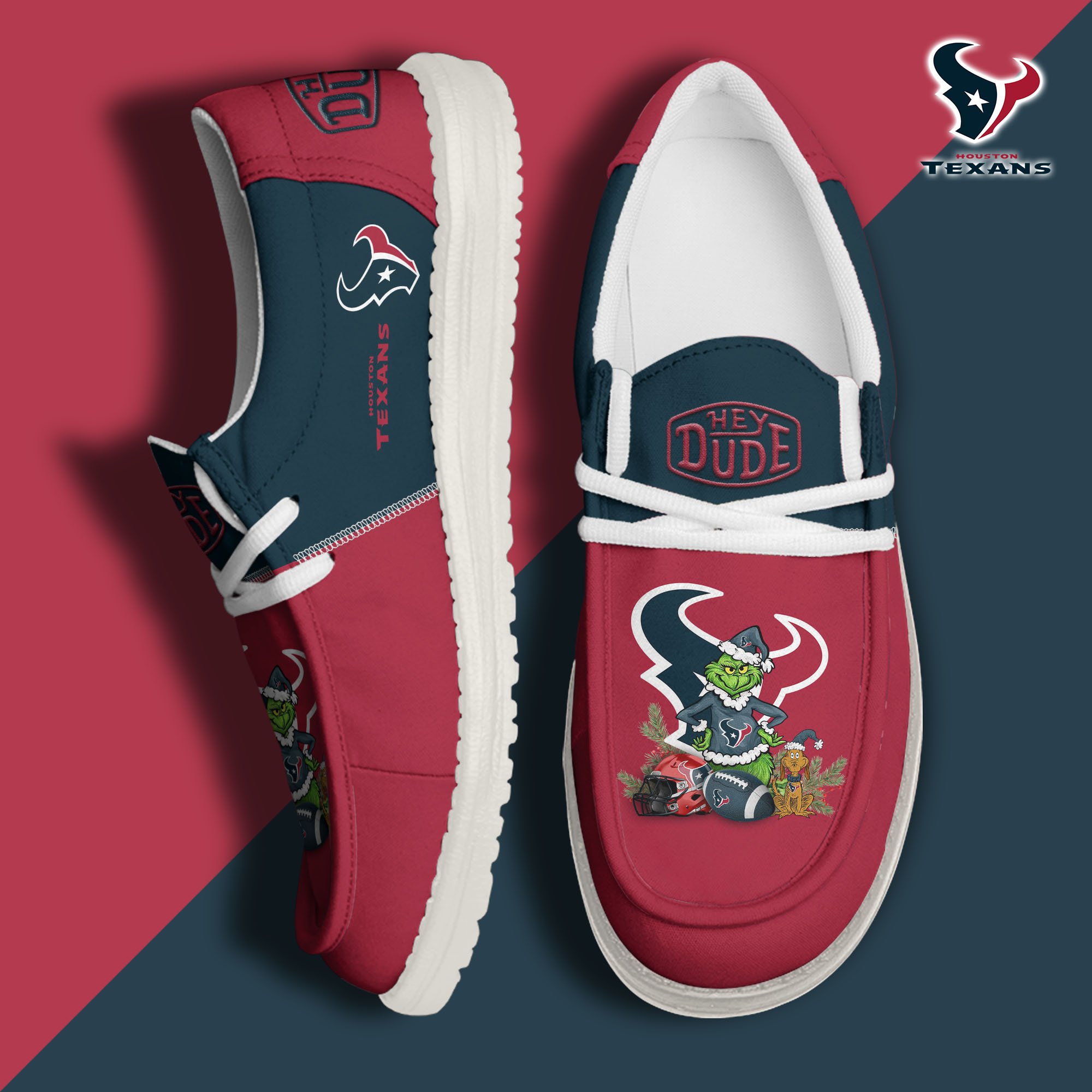 Houston Texans Personalized Hey Dude Shoes For Men And Women Calebmatthewhans