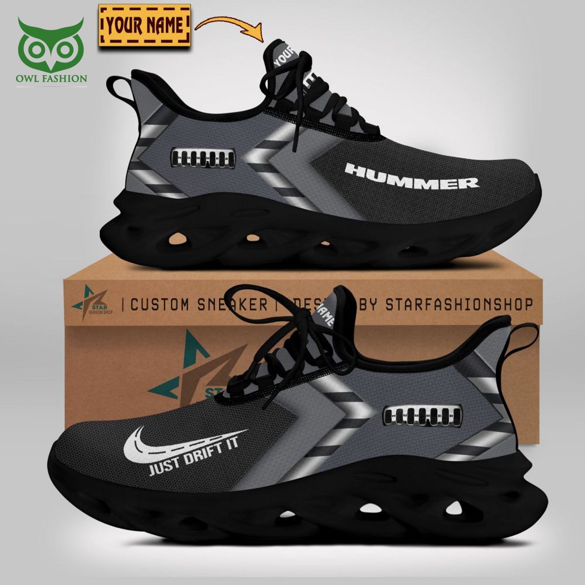 Hummer Automobile Brand Max Soul Shoes Sneakers For Men And Women Calebmatthewhans