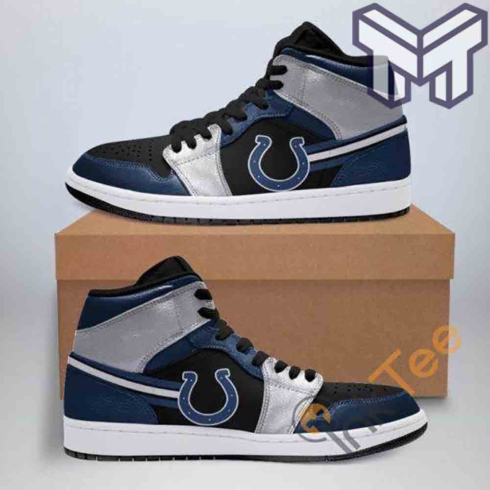 Indianapolis Colts AJ1 High Sneakers Shoes For Men And Women Calebmatthewhans