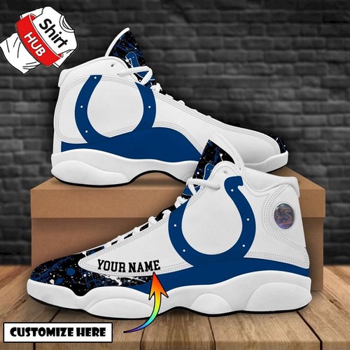 Indianapolis Colts AJ13 Sneakers Shoes For Men And Women Calebmatthewhans